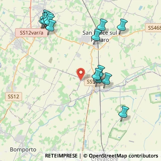 Mappa Via Bottegone, 41031 Camposanto MO, Italia (5.13667)