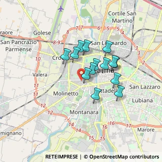 Mappa Via Francesco Nullo, 43125 Parma PR, Italia (1.30071)