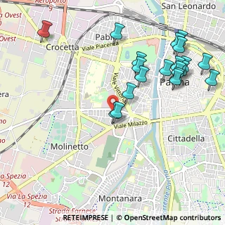 Mappa Via Francesco Nullo, 43125 Parma PR, Italia (1.2035)