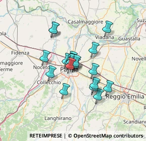 Mappa Via Emilia Est, 43123 Parma PR, Italia (9.322)