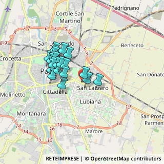 Mappa Via Emilia Est, 43123 Parma PR, Italia (1.436)