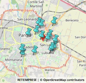 Mappa Via Emilia Est, 43123 Parma PR, Italia (1.26)