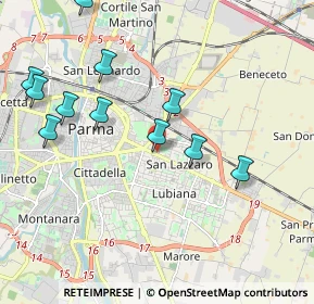 Mappa Via Emilia Est, 43123 Parma PR, Italia (2.16455)