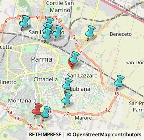 Mappa Via Emilia Est, 43123 Parma PR, Italia (2.31077)