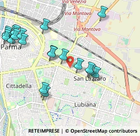 Mappa Via Emilia Est, 43123 Parma PR, Italia (1.238)