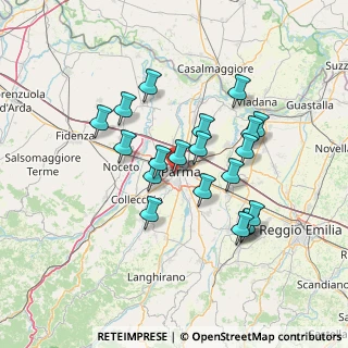 Mappa Via Antonio Gallenga, 43125 Parma PR, Italia (12.5535)