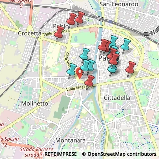 Mappa Piazzale Tomaso Barbieri, 43125 Parma PR, Italia (0.8765)