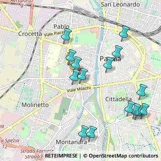 Mappa Piazzale Tomaso Barbieri, 43125 Parma PR, Italia (1.176)