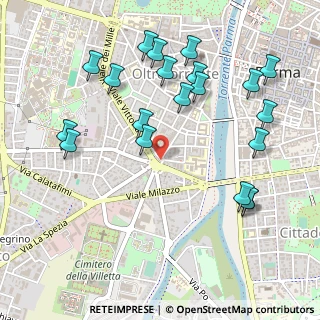 Mappa Piazzale Tomaso Barbieri, 43125 Parma PR, Italia (0.5775)