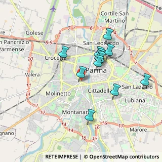 Mappa Piazzale Tomaso Barbieri, 43125 Parma PR, Italia (1.60667)