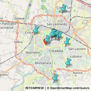 Mappa Piazzale Tomaso Barbieri, 43125 Parma PR, Italia (1.69)