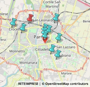 Mappa Stradone Mart. Libertà, 43100 Parma PR, Italia (1.45182)