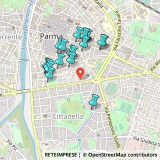 Mappa Stradone Mart. Libertà, 43100 Parma PR, Italia (0.4325)