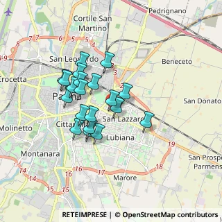 Mappa Via Costantino Dall'Argine, 43123 Parma PR, Italia (1.4065)
