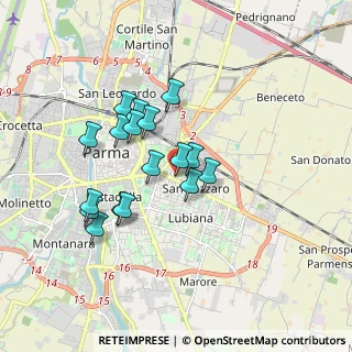 Mappa Via Costantino Dall'Argine, 43123 Parma PR, Italia (1.51235)