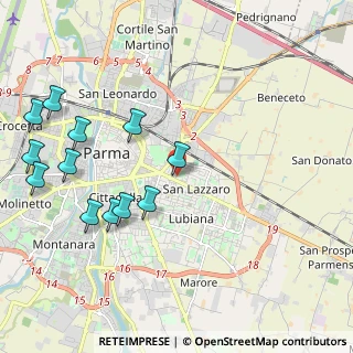 Mappa Via Costantino Dall'Argine, 43123 Parma PR, Italia (2.46167)