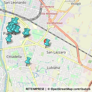 Mappa Via Costantino Dall'Argine, 43123 Parma PR, Italia (1.5605)