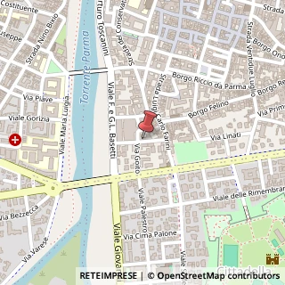 Mappa Via Camillo Rondani, 7, 43121 Parma, Parma (Emilia Romagna)