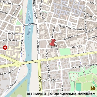 Mappa Via Camillo Rondani, 4, 43121 Parma, Parma (Emilia Romagna)