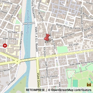 Mappa Via Goito, 14, 43121 Parma, Parma (Emilia Romagna)