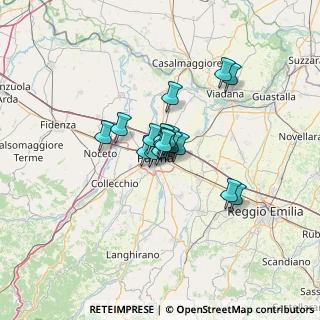 Mappa Via Vincenzo Bellini, 43123 Parma PR, Italia (7.61941)