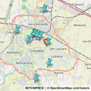 Mappa Via Vincenzo Bellini, 43123 Parma PR, Italia (1.80273)