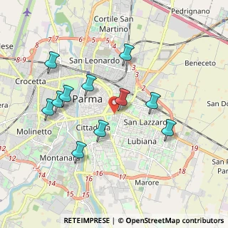 Mappa Via Vincenzo Bellini, 43123 Parma PR, Italia (1.84727)