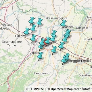 Mappa Via Pietro Pecchioni, 43125 Parma PR, Italia (12.565)