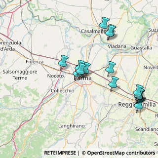 Mappa Via Pietro Pecchioni, 43125 Parma PR, Italia (17.07563)