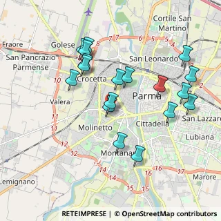 Mappa Via Pietro Pecchioni, 43125 Parma PR, Italia (1.94167)
