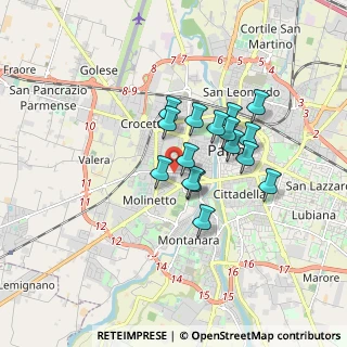 Mappa Via Pietro Pecchioni, 43125 Parma PR, Italia (1.29813)