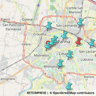 Mappa Via Pietro Pecchioni, 43125 Parma PR, Italia (2.24333)