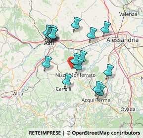 Mappa Via Braglia, 14049 Vaglio Serra AT, Italia (13.06222)