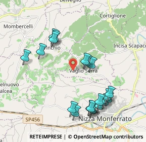 Mappa Via Braglia, 14049 Vaglio Serra AT, Italia (2.1365)