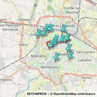 Mappa Via Eugenio Ravà, 43125 Parma PR, Italia (1.26214)