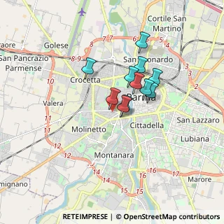 Mappa Via Rava, 43125 Parma PR, Italia (1.20545)