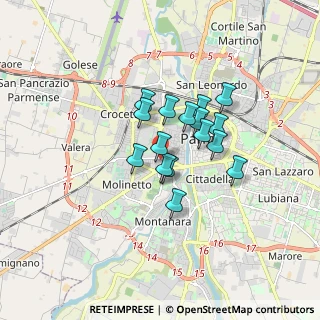 Mappa Via Eugenio Ravà, 43125 Parma PR, Italia (1.16625)