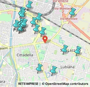 Mappa Via Pierluigi da Palestrina, 43123 Parma PR, Italia (1.229)