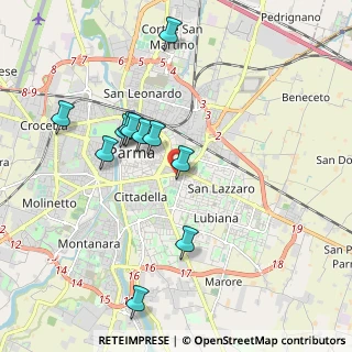 Mappa Via Pierluigi da Palestrina, 43123 Parma PR, Italia (1.84818)