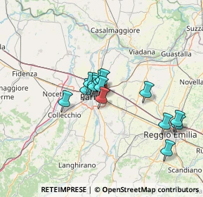 Mappa Via Passo delle Guadine, 43123 Parma PR, Italia (10.87714)