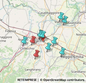 Mappa Via Passo delle Guadine, 43123 Parma PR, Italia (10.69455)
