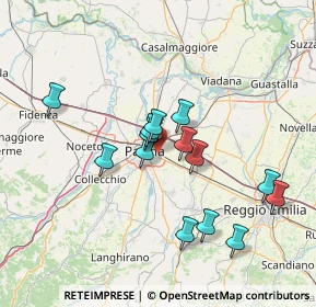 Mappa Via Passo delle Guadine, 43123 Parma PR, Italia (12.805)