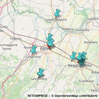Mappa Via Passo delle Guadine, 43123 Parma PR, Italia (17.38143)