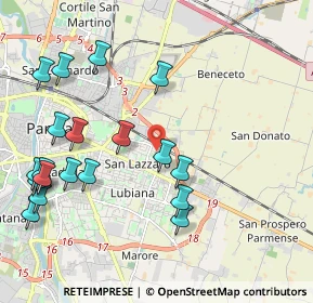 Mappa Via Passo delle Guadine, 43123 Parma PR, Italia (2.43526)