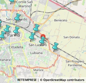 Mappa Via Passo delle Guadine, 43123 Parma PR, Italia (2.74273)