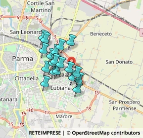 Mappa Via Passo delle Guadine, 43123 Parma PR, Italia (1.26)