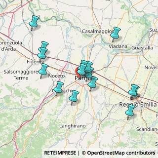 Mappa Via Francesco Zanetti, 43125 Parma PR, Italia (14.92333)