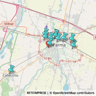 Mappa Via Francesco Zanetti, 43125 Parma PR, Italia (2.75727)