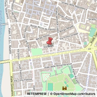 Mappa Via Linati, 7, 43121 Parma, Parma (Emilia Romagna)
