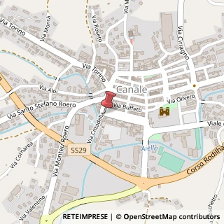 Mappa Piazza San Bernardino, 21, 12043 Canale, Cuneo (Piemonte)